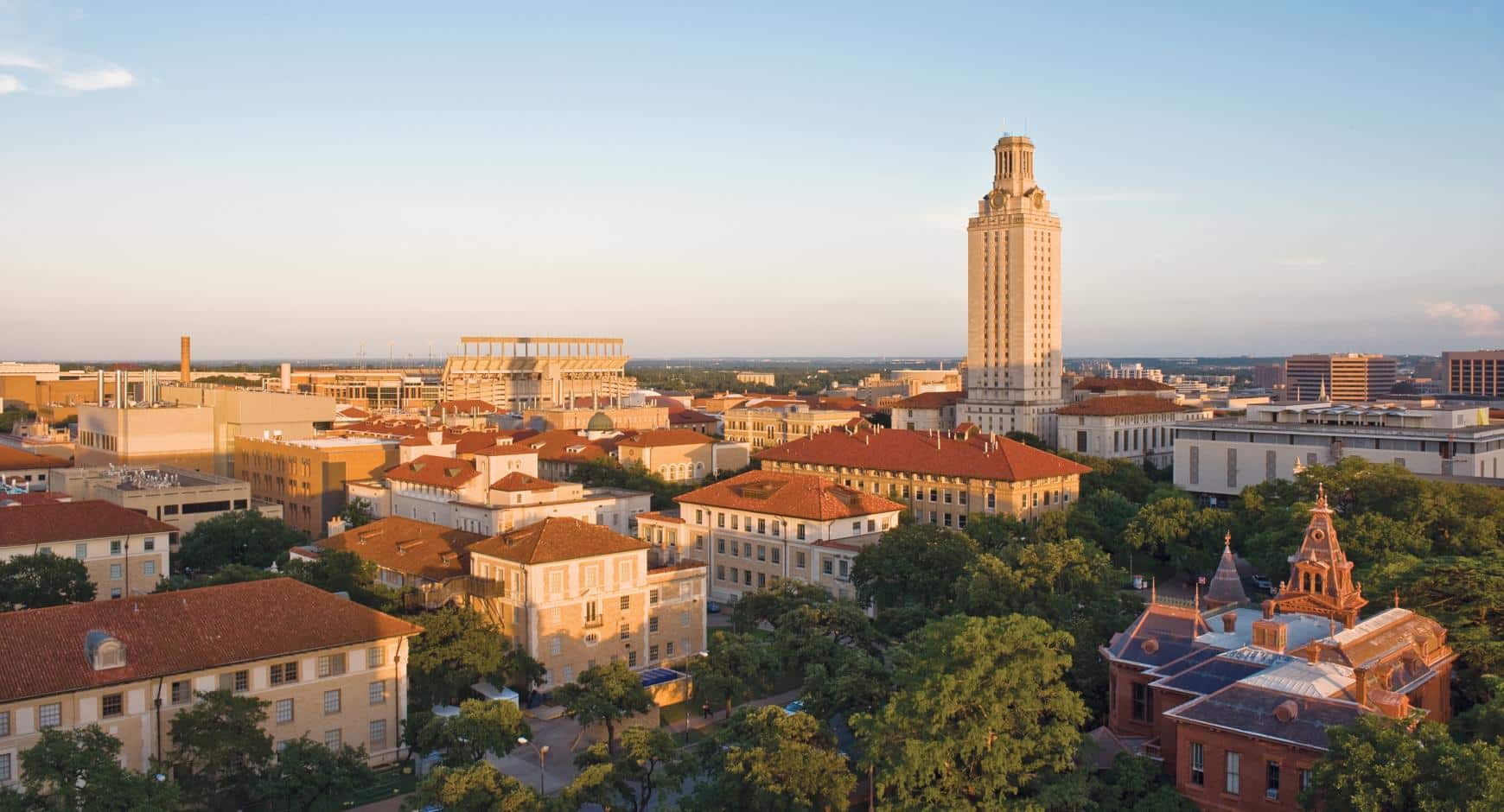 UT Austin Campus at Golden Hour